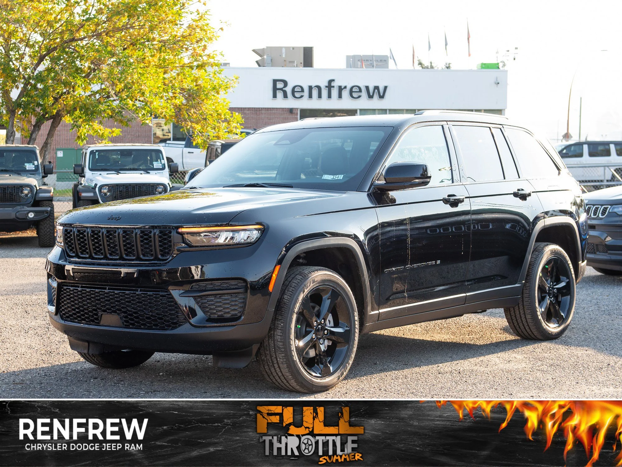 New 2025 Black Jeep Altitude* 4x4, Sunroof, Trailer Tow Pkg, Heated Leather image 1