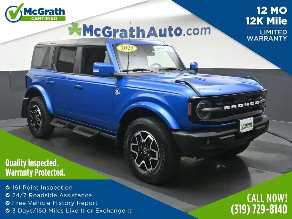 Certified Used 2023 Blue Ford Outer Banks image 1