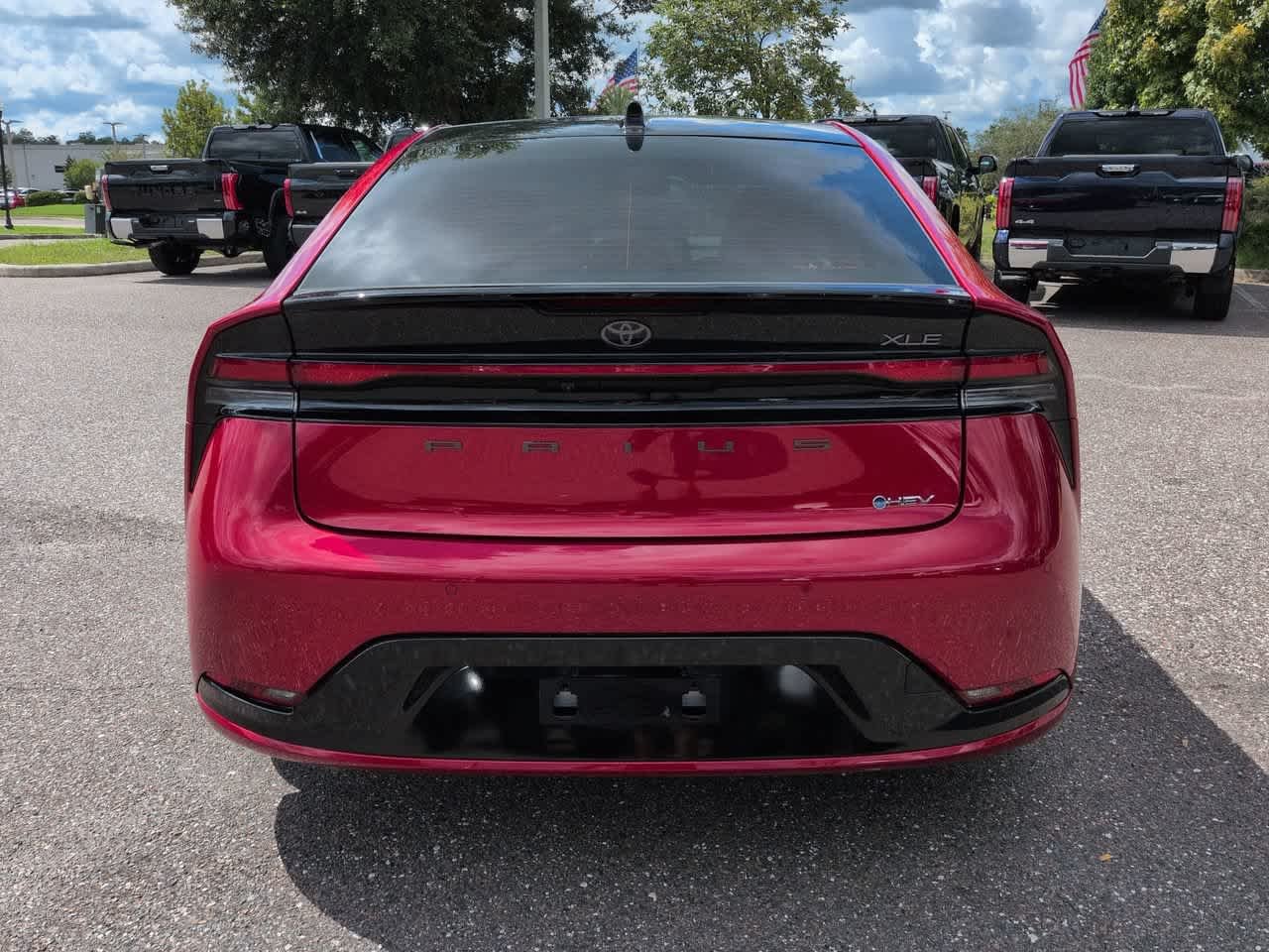 Certified Used 2024 Supersonic Red Toyota XLE image 5
