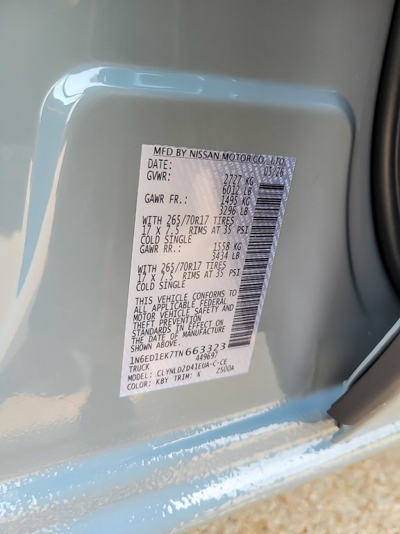 New 2026 Boulder Gray Pearl Nissan PRO-4X w/R Package image 19