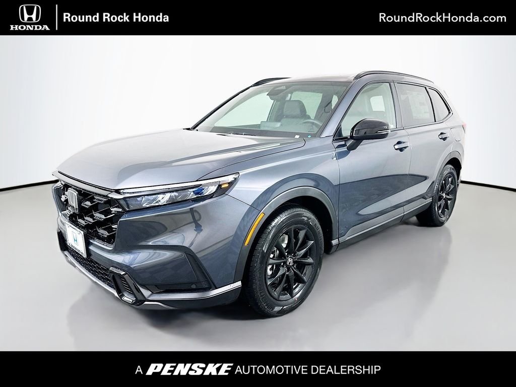 New 2026 Meteorite Gray Metallic Honda 2WD Sport-L Hybrid image 1