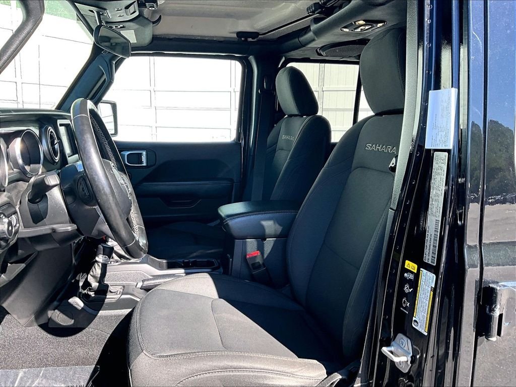 Used 2020 Black Clearcoat Jeep Unlimited Sahara image 10