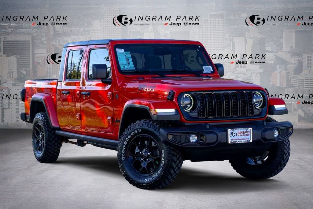 New 2026 Firecracker Red Clear-Coat Exterior Paint Jeep Willys image 1
