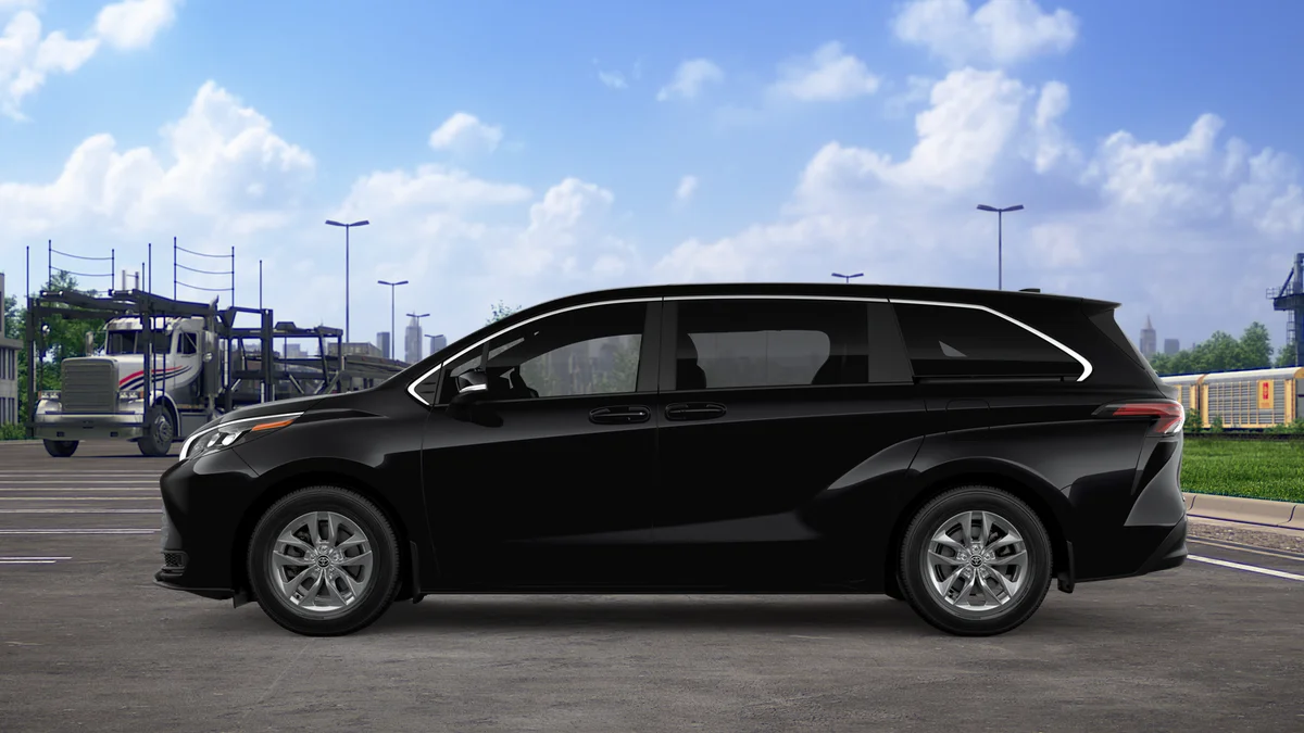 New 2026 Midnight Black Metallic Toyota LE image 4