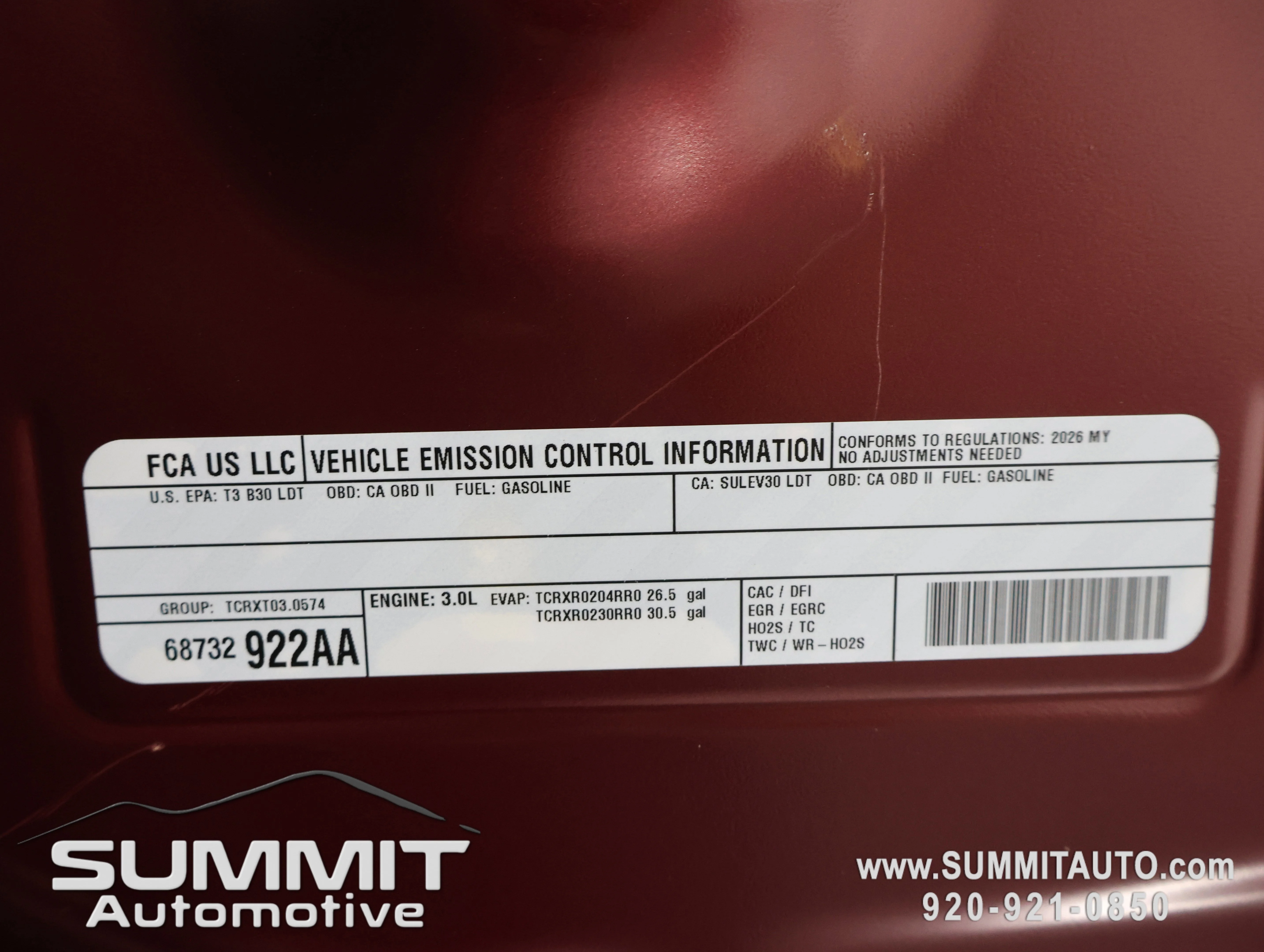 New 2026 Velvet Red Pearl-Coat Exterior Paint Jeep  image 19