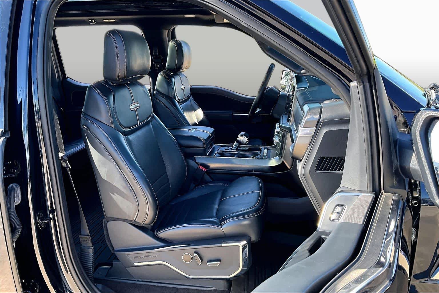 Used 2023 Antimatter Blue Metallic Ford Platinum image 9