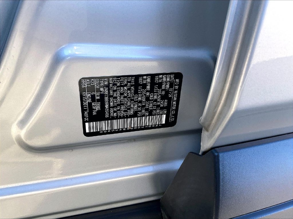 Used 2024 Brilliant Silver Metallic Nissan SV image 32