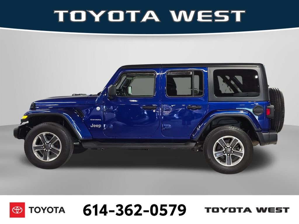 Used 2019 Blue Jeep Unlimited Sahara image 11