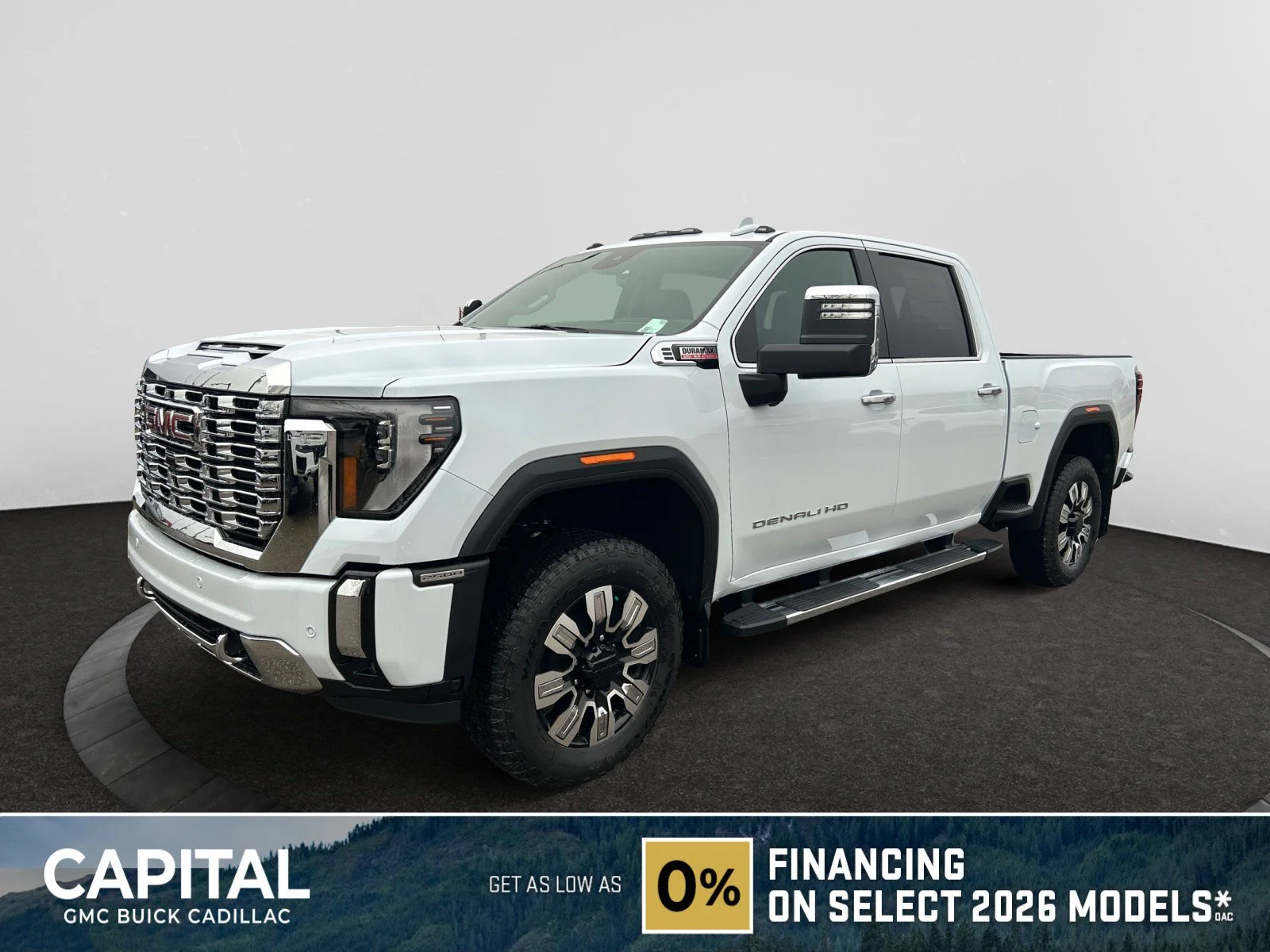New 2026 Glacier White Tricoat GMC Denali image 1