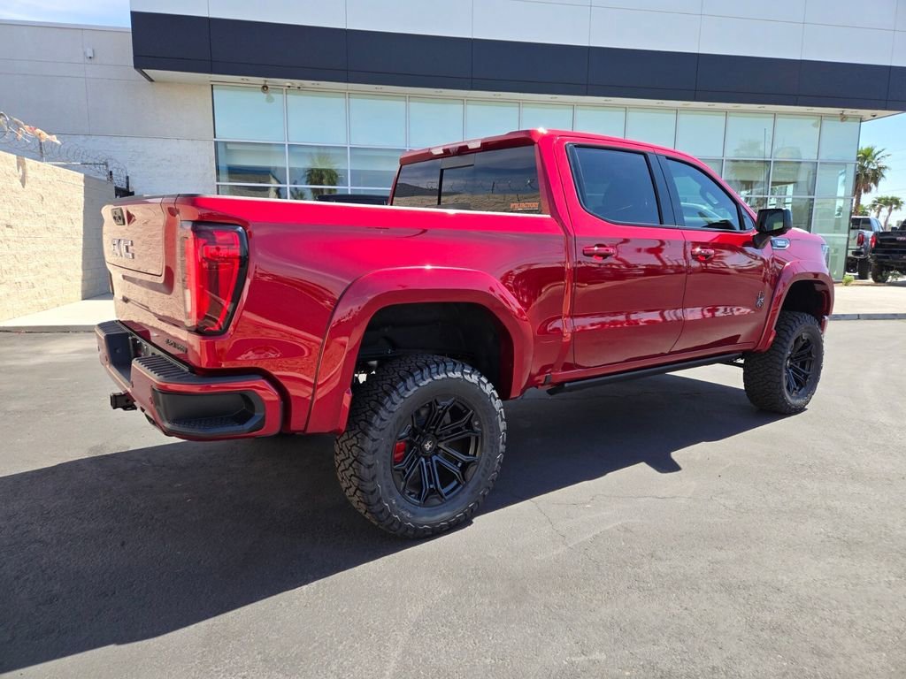 New 2026 Volcanic Red Tintcoat GMC AT4 Lifted Black Widow image 4