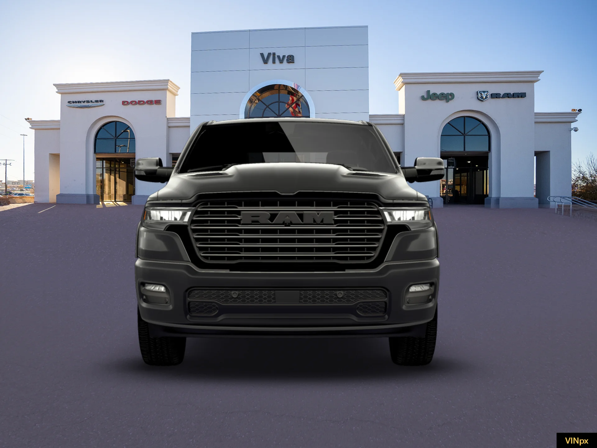 New 2026 Granite Crystal Metallic Clear-Coat Exterior Paint RAM Laramie image 24