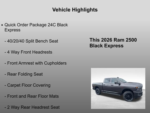 New 2026 Granite Crystal Metallic Clear-Coat Exterior Paint RAM Black Express image 32