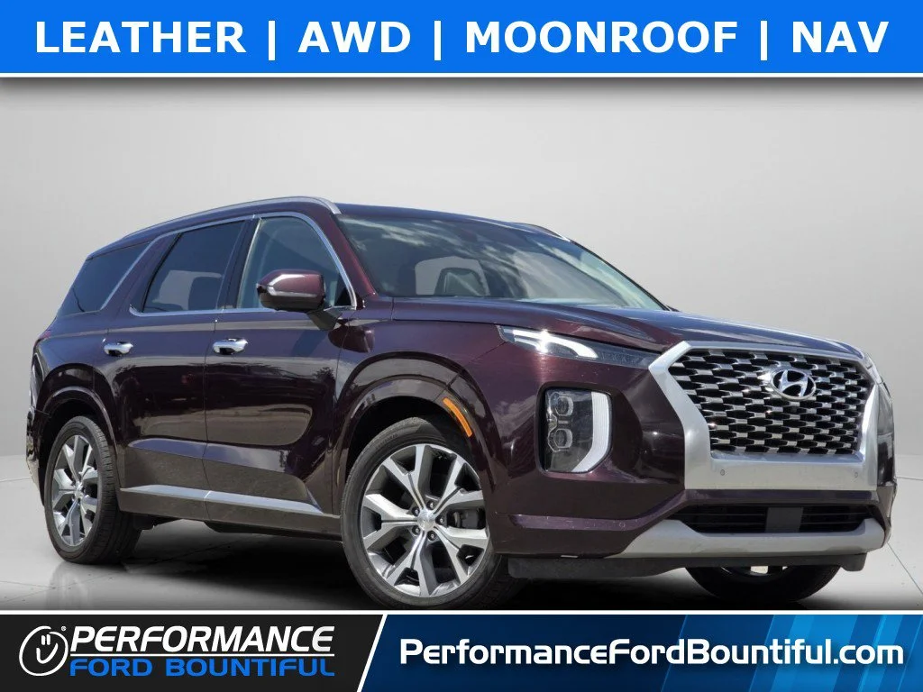 Used 2021 Sierra Burgundy Hyundai Limited image 1