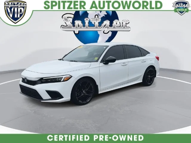 Certified Used 2022 White Honda Sport image 8