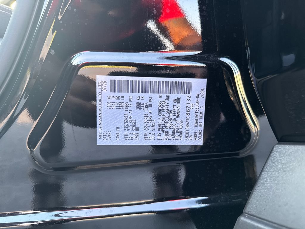 New 2026 Black Nissan SV image 17