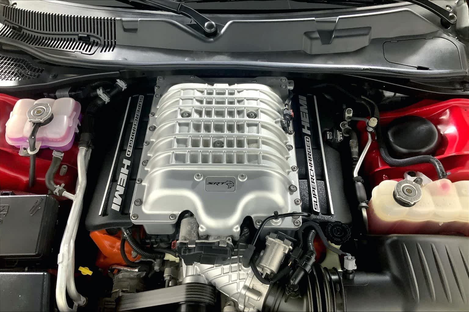 Used 2017 Redline Red Tricoat Pearl Dodge SRT Hellcat image 32