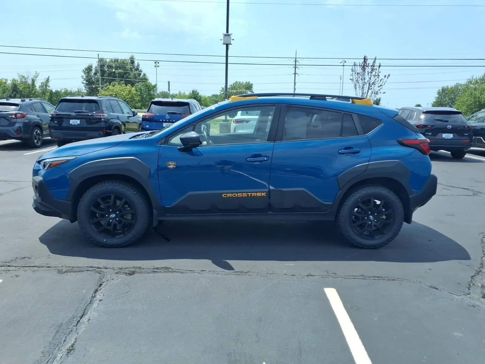 Used 2024 Geyser Blue Pearl Subaru Wilderness image 4