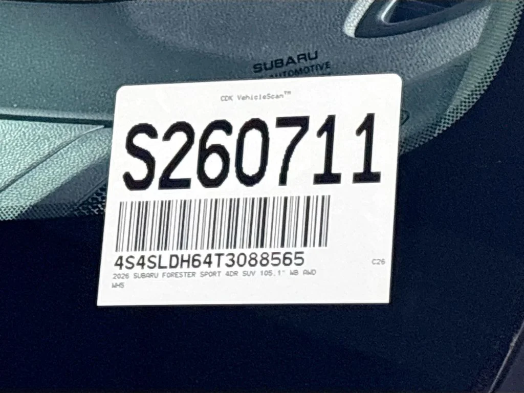 New 2026 CRYSTAL WHITE PEARL Subaru Sport Onyx Edition image 25