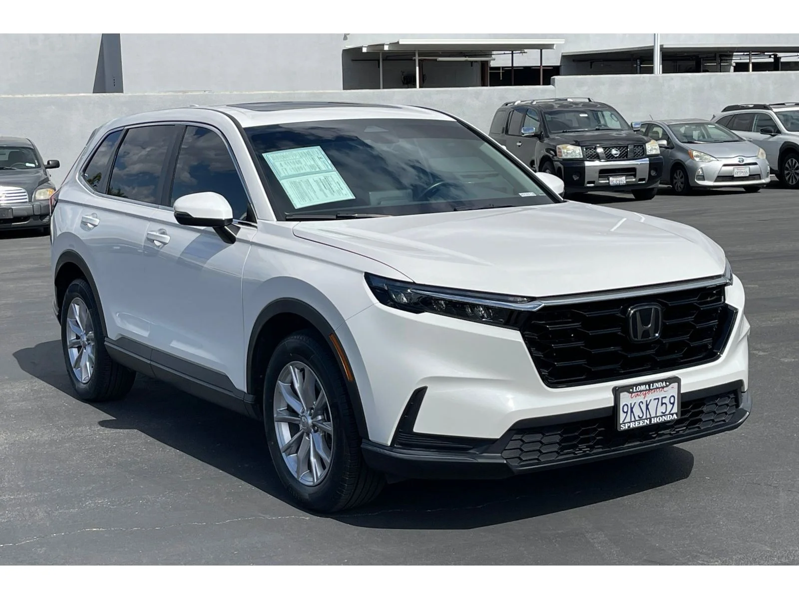 Used 2024 Platinum White Pearl Honda EX image 8