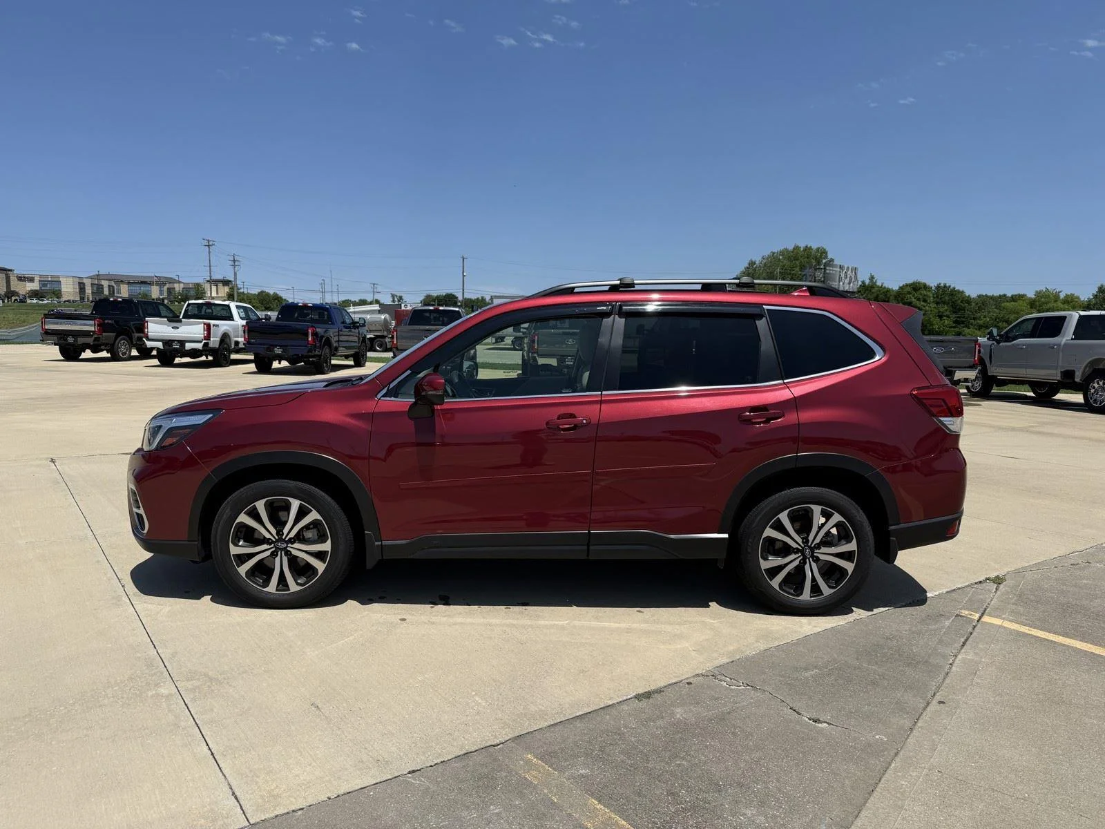Certified Used 2020 Crimson Red Pearl Subaru Limited image 5
