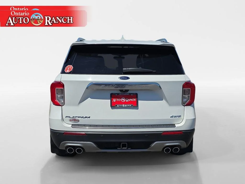 Used 2021 Star White Metallic Tri-Coat Ford Platinum image 4