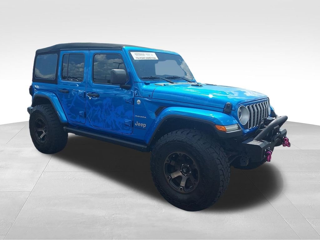 Used 2024 Blue Jeep Sahara image 7