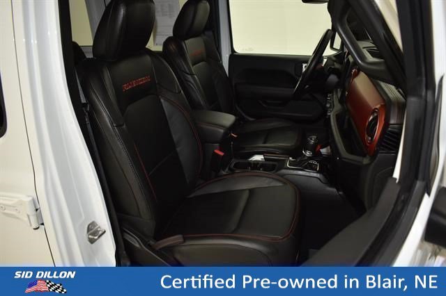 Used 2021 Bright White Clearcoat Jeep Unlimited Rubicon image 9