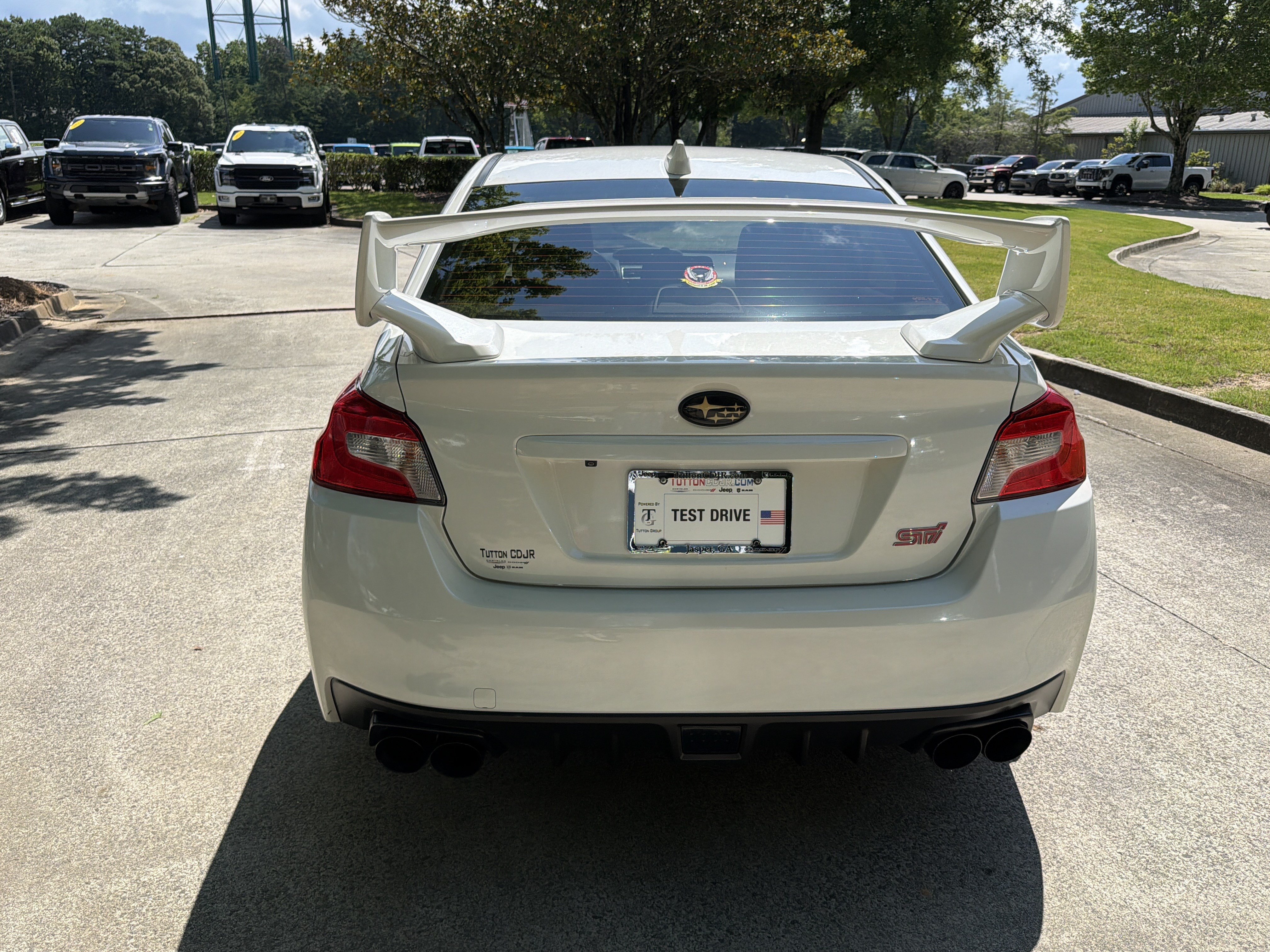Used 2021 Crystal White Pearl Subaru STI image 6