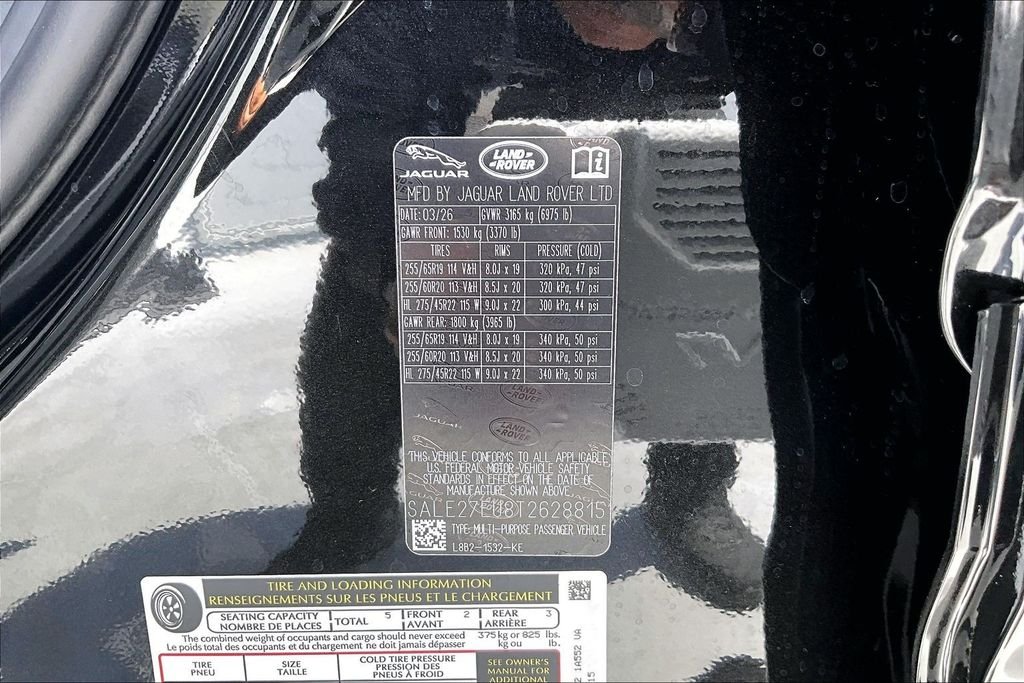New 2026 SANTORINI BLACK Land Rover X-Dynamic SE image 8