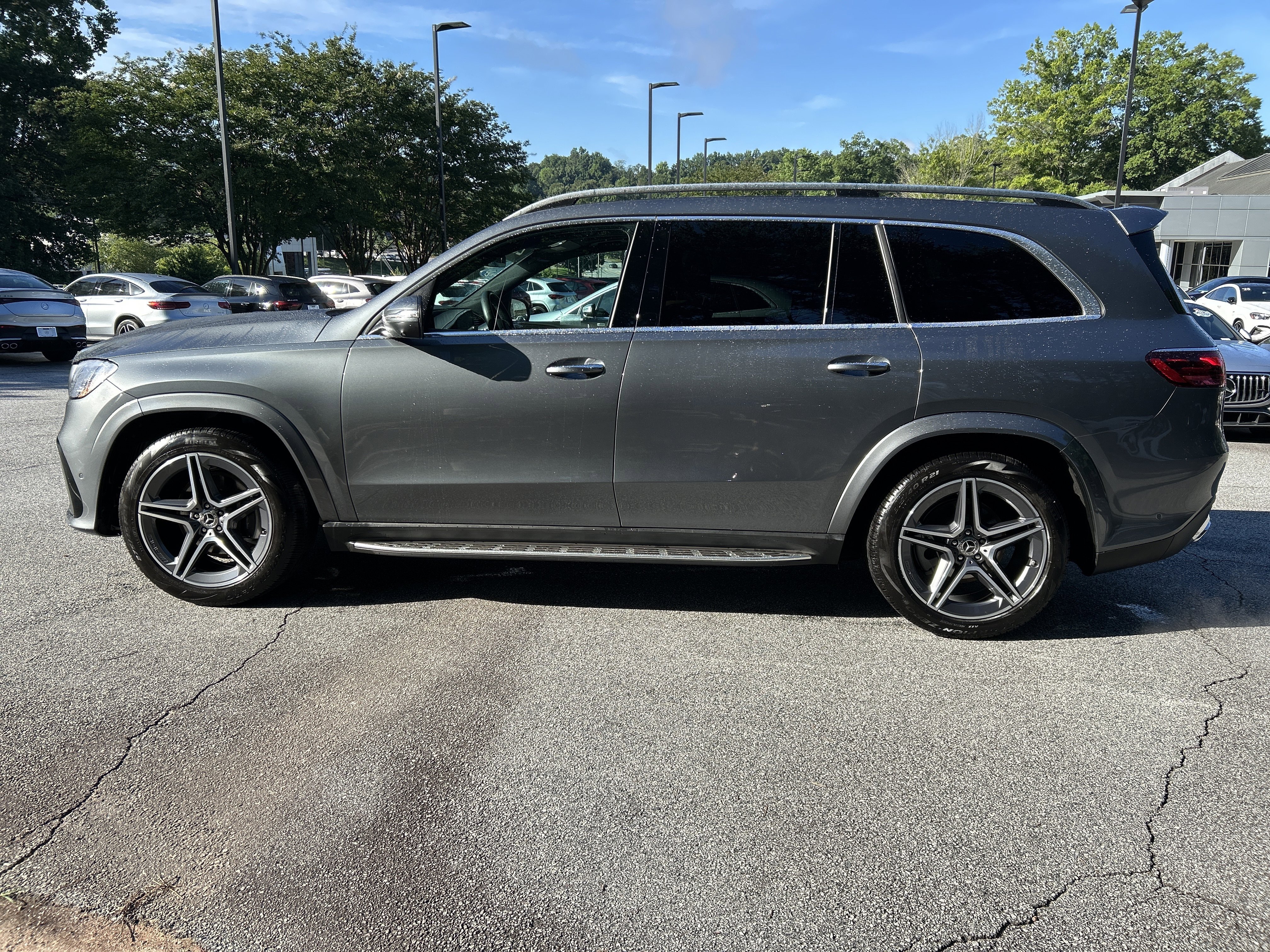 Certified Used 2025 Selenite Grey Metallic Mercedes-Benz GLS 450 4MATIC® SUV image 16