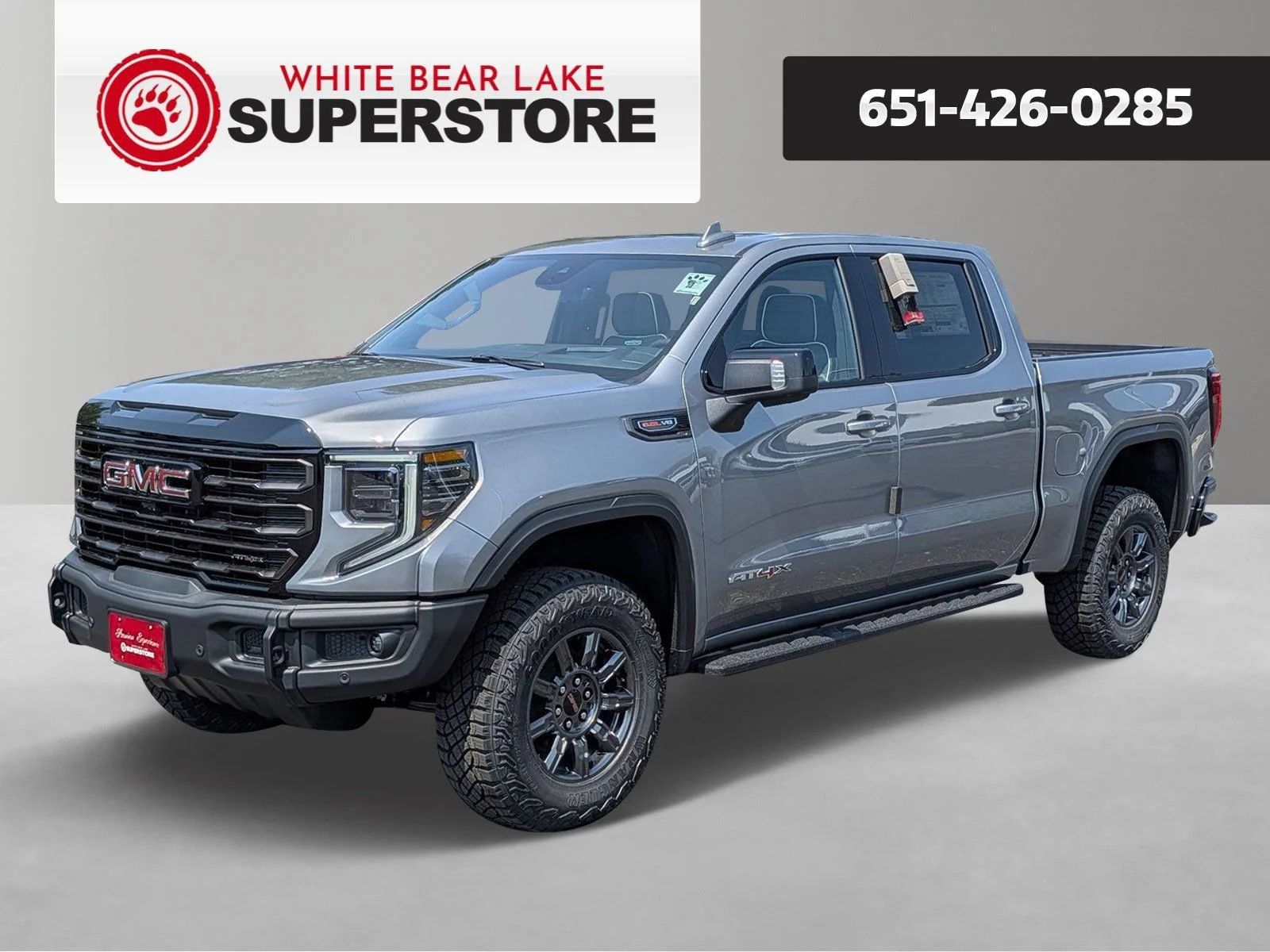 New 2026 Sterling Metallic GMC AT4X image 1