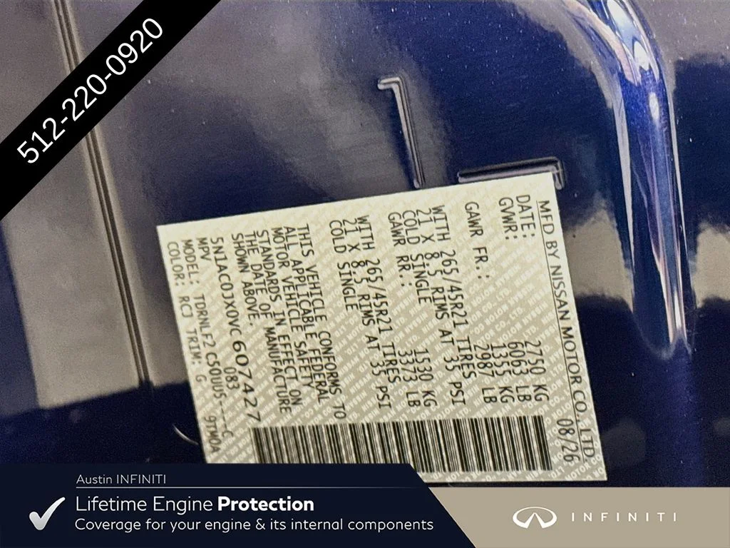 New 2027 Blue INFINITI AUTOGRAPH image 43