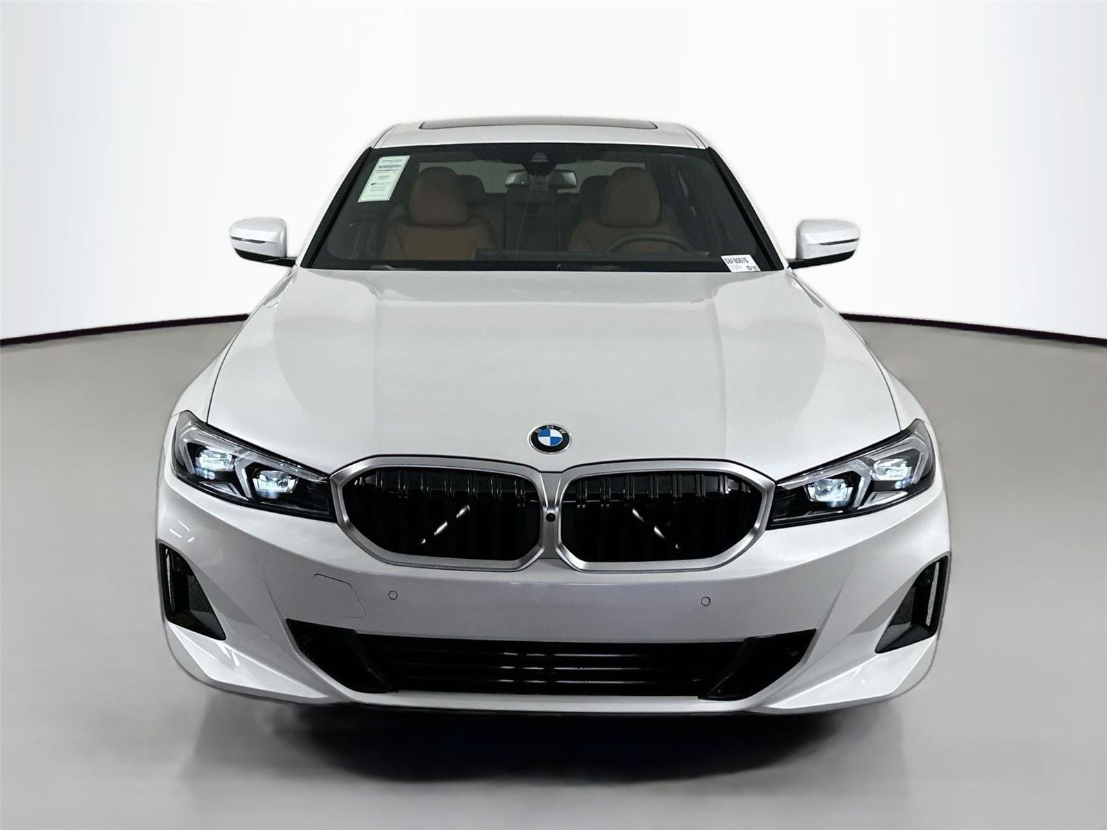 New 2025 Mineral White Metallic BMW 330i image 2