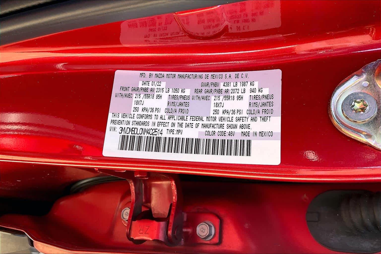 Used 2022 Soul Red Crystal Metallic Mazda 2.5 S Premium Package image 55