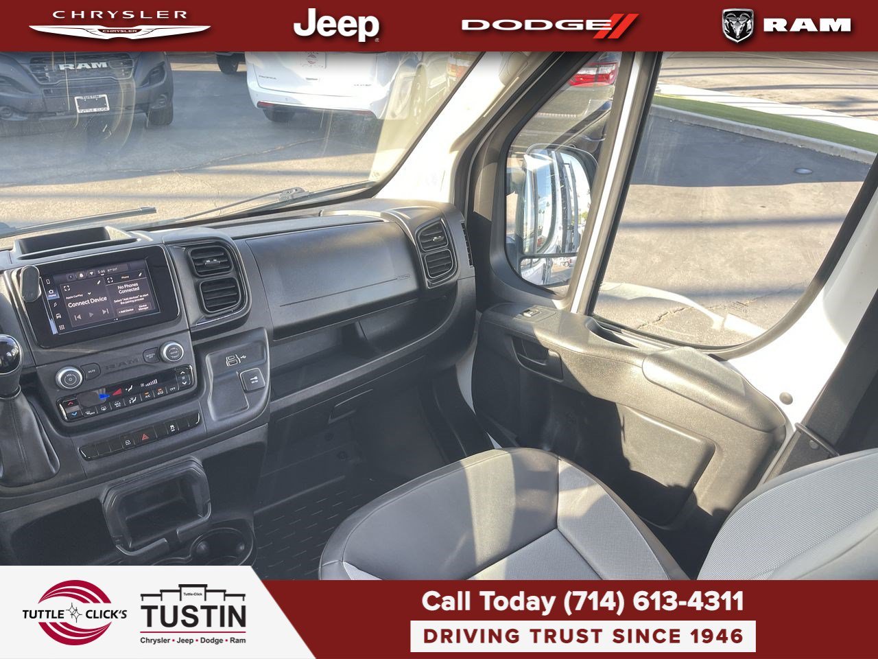 Used 2025 Bright White Clearcoat Ram Tradesman image 3