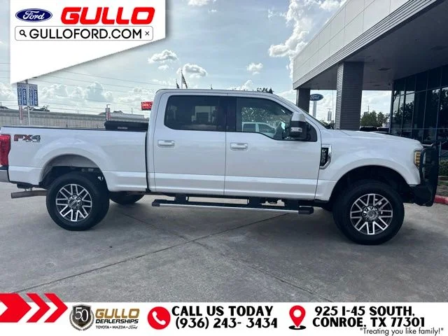 Used 2019 White Platinum Metallic Tri-Coat Ford Lariat image 5