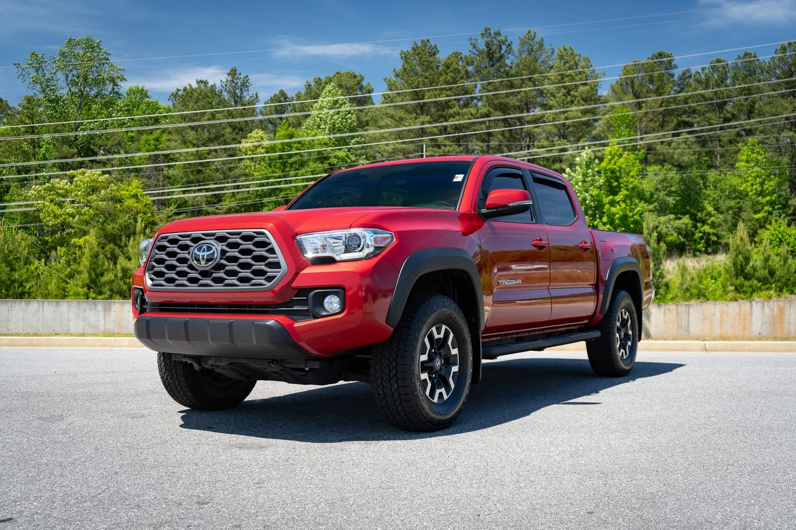 Used 2021 Red Toyota TRD Off-Road image 3