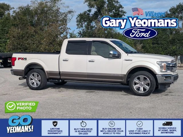 Used 2019 White Ford Lariat image 1