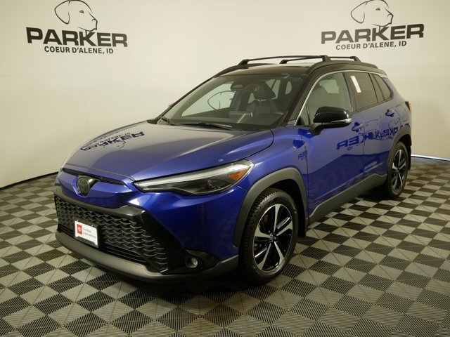 Used 2025 Blue Crush Metallic/Jet Black Toyota Hybrid XSE w/ Convenience Pkg image 1