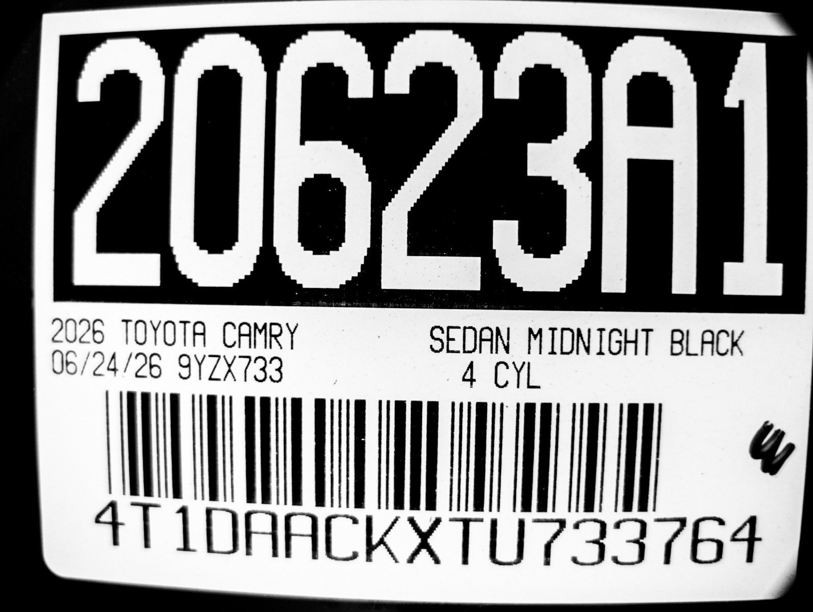 Used 2026 Midnight Black Toyota  image 24