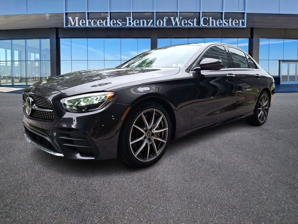 Certified Used 2023 Gray Mercedes-Benz E 350 image 3