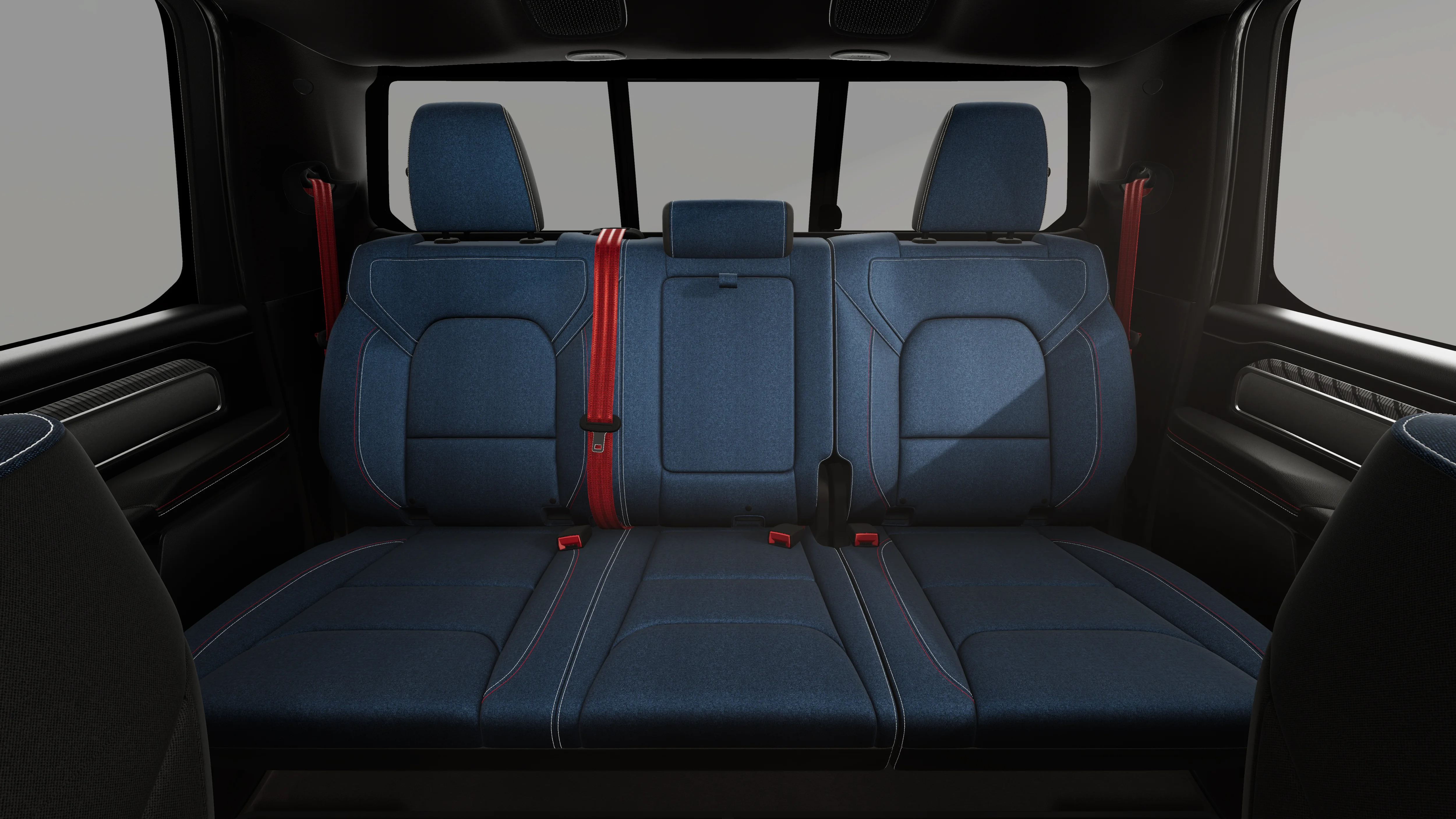 New 2026 Bright White Clear-Coat Exterior Paint RAM BIG HORN image 3