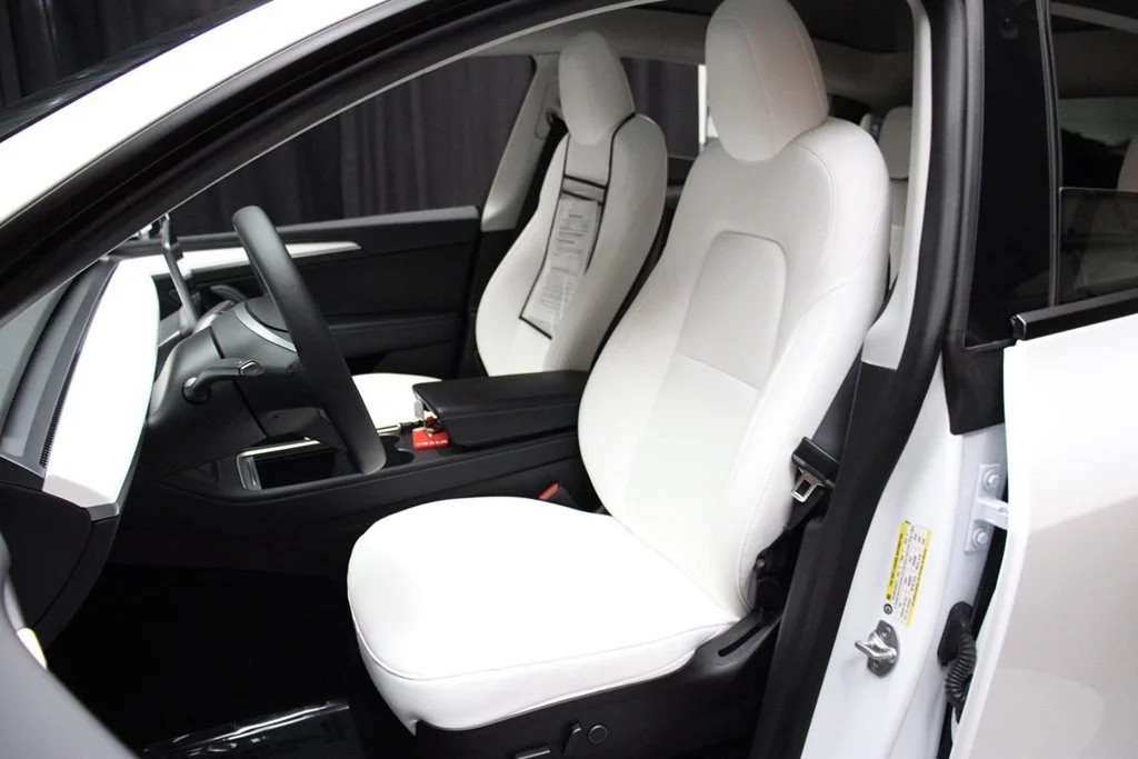 Used 2023 Pearl White Multi-Coat Tesla Long Range image 36