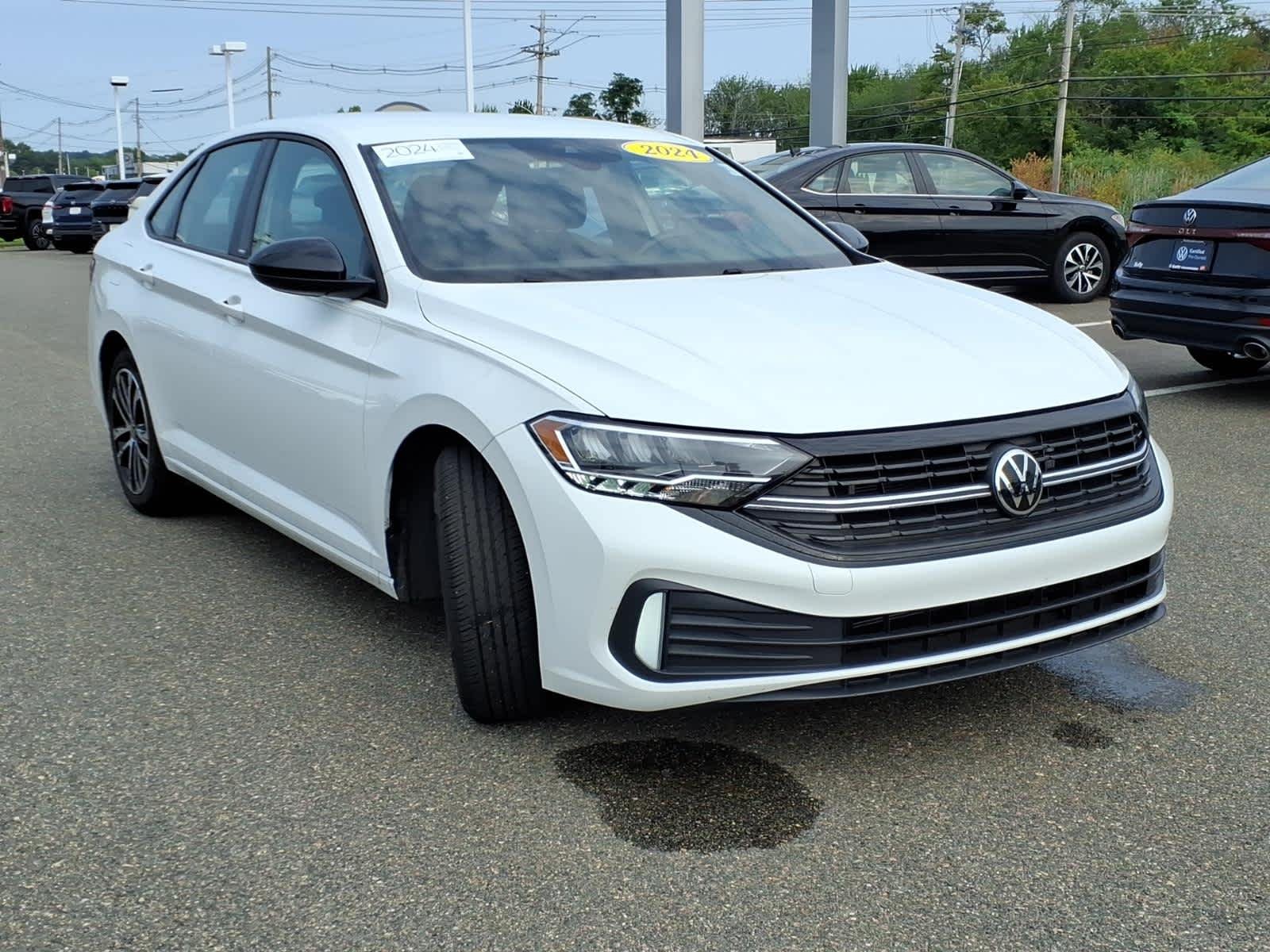 Certified Used 2024 Pure White Volkswagen Sport image 3