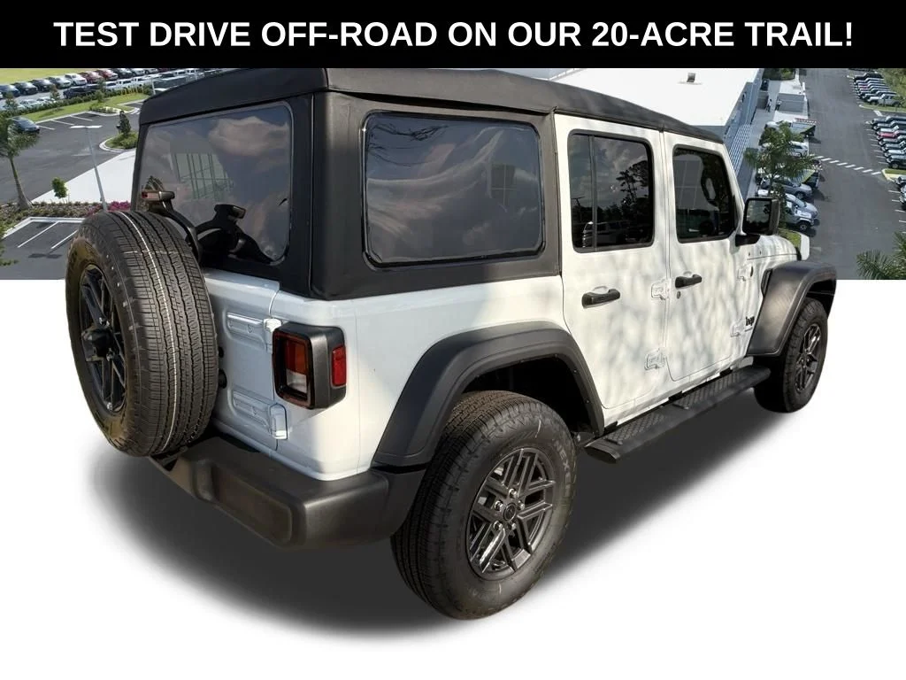 New 2026 Bright White Clear-Coat Exterior Paint Jeep Sport image 4
