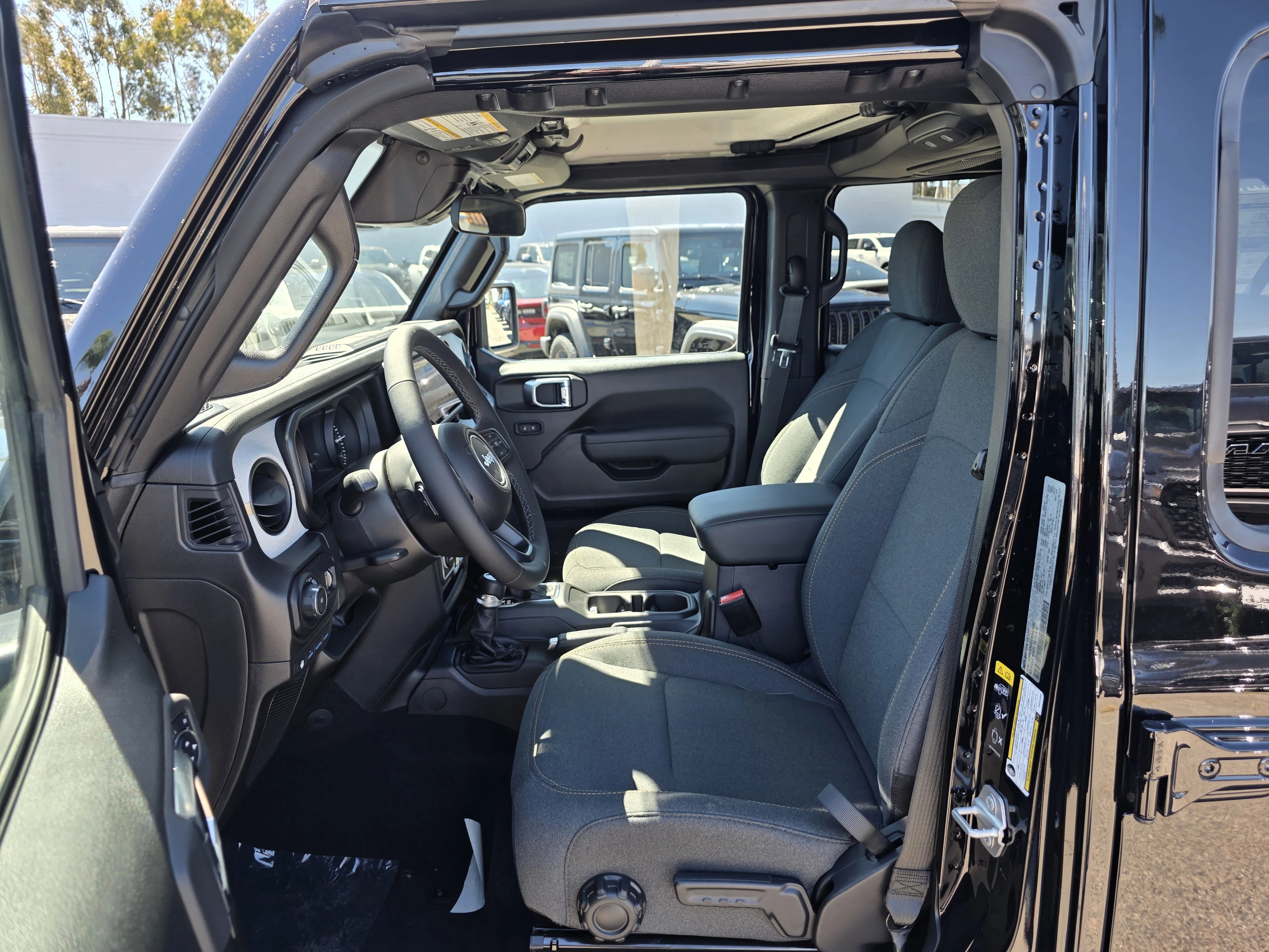 New 2025 Black Clearcoat Jeep Sport S 4xe image 11