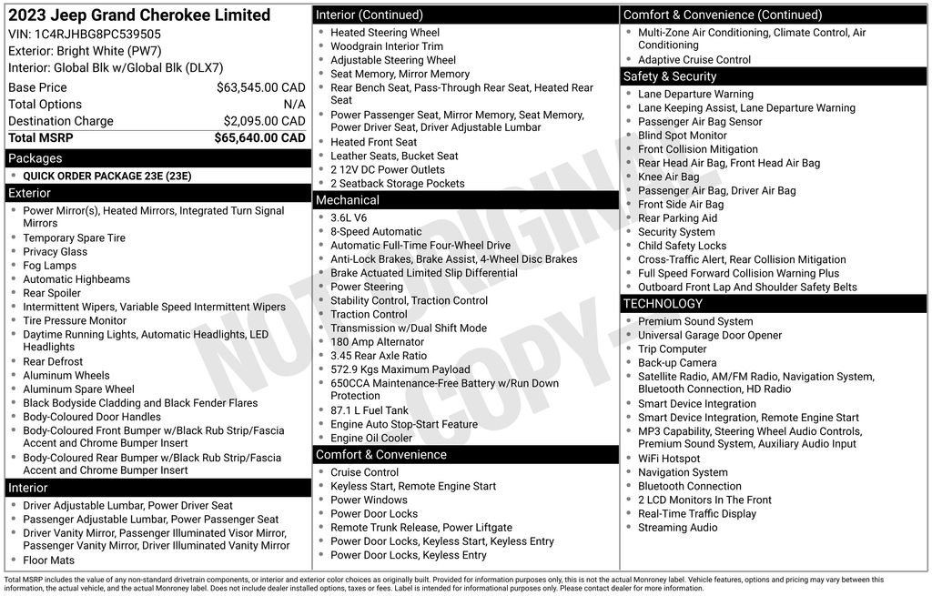 Used 2023  Jeep Limited image 11