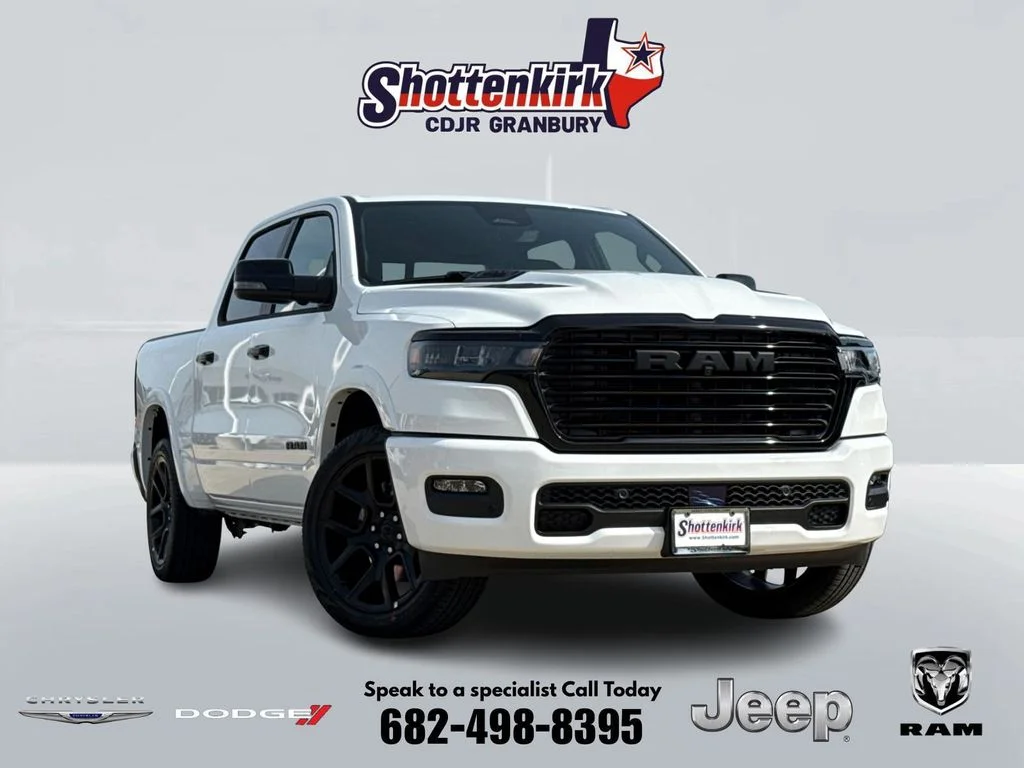 New 2026 Bright White Clear-Coat Exterior Paint RAM Laramie image 1