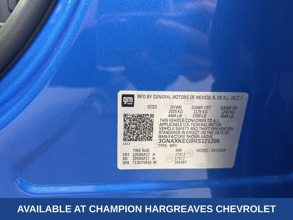Certified Used 2024 Riptide Blue Metallic Chevrolet LT image 42