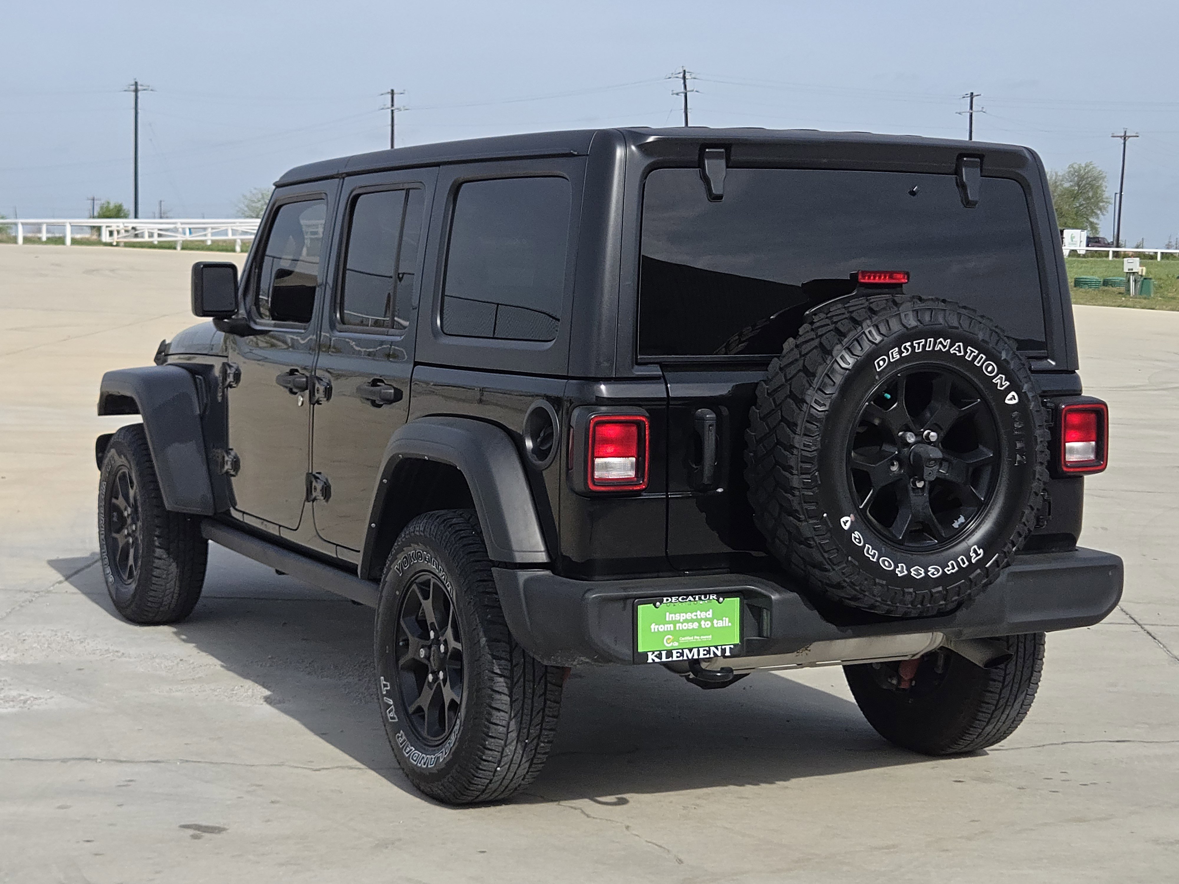 Used 2022 Black Clearcoat Jeep Unlimited Willys image 6